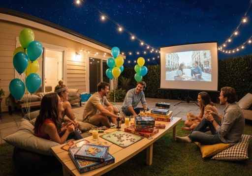 Theme,Party,Game,Night,Under,The,Stars,Birthday,Party
