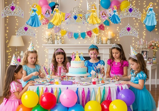 Theme,Party,Disney,Princess,Kids,Party